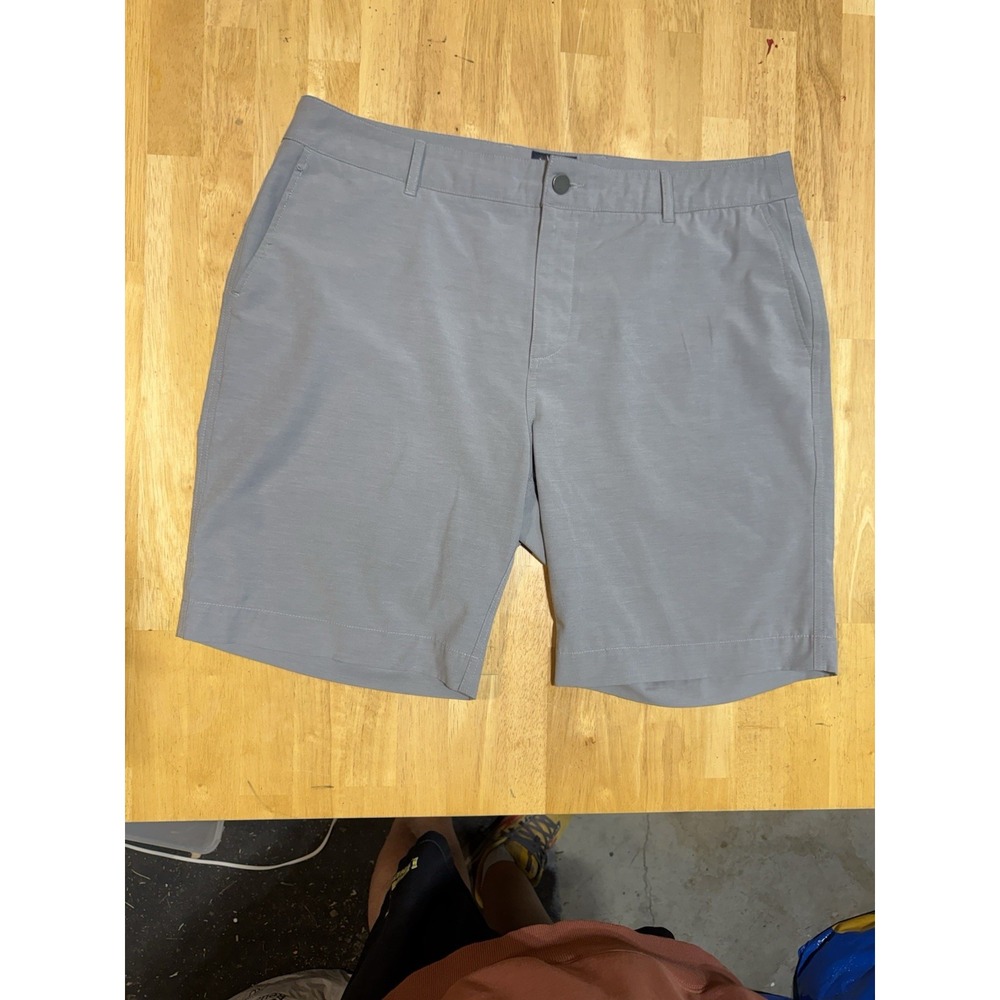 Faherty Men's All Day Shorts Gray Stretch Performance Golf Casual Size 38